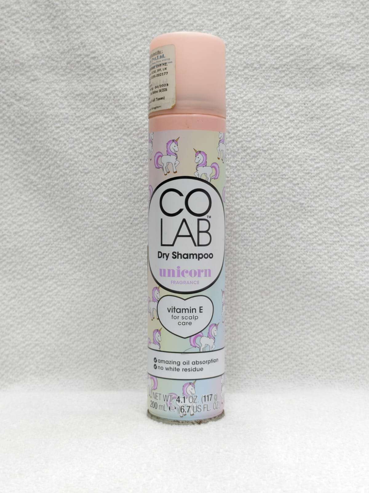 COLAB Dry Shampoo Unicorn Fragrance with Vitamin E 200ml