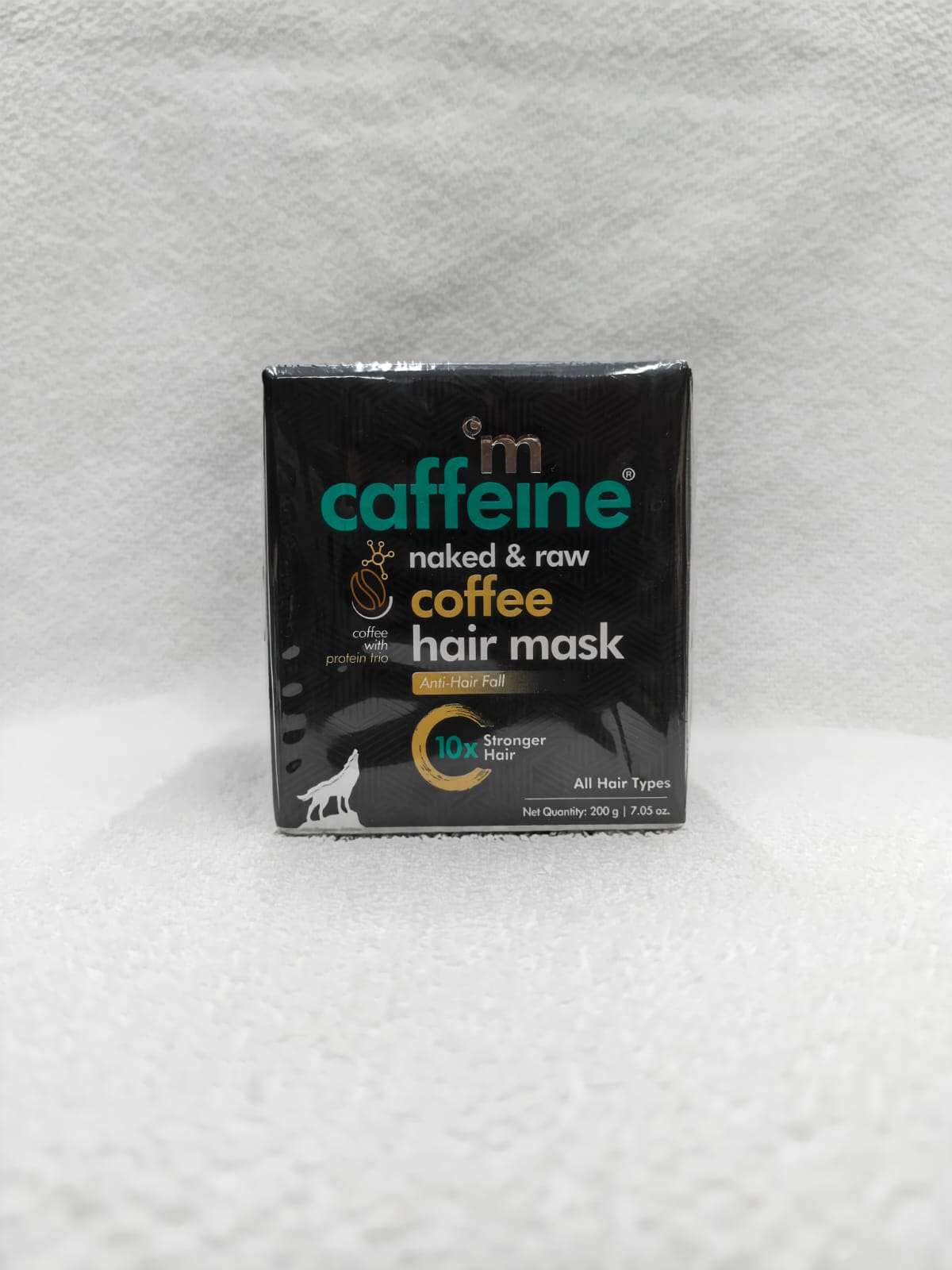 mCaffeine Naked & Raw Coffee Hair Mask Anti Hair Fall | Hair Strengthening & Nourishment | All Hair Types | 200g - Image 5