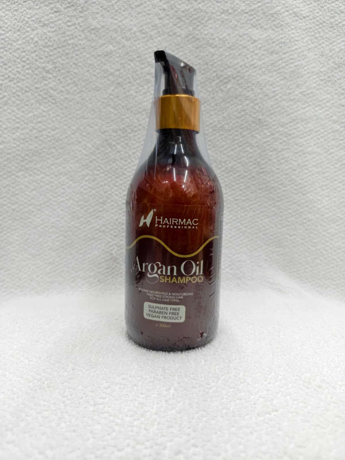 Hairmac Professional Argan Oil Shampoo 300ml sulphate free vegan hair cleanser with argan oil